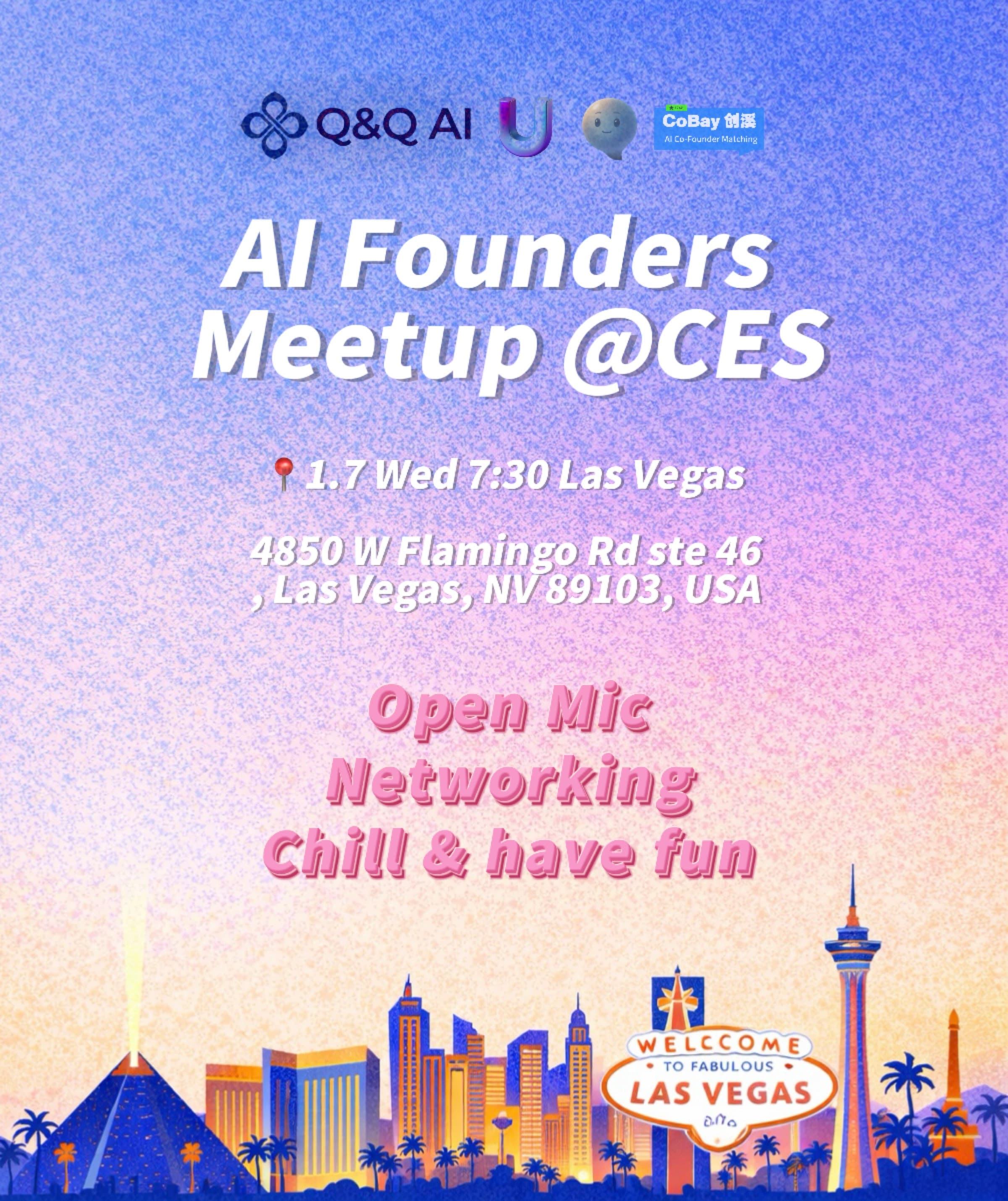 CoBay AI Founder Meetup · Las Vegas (CES Edition)